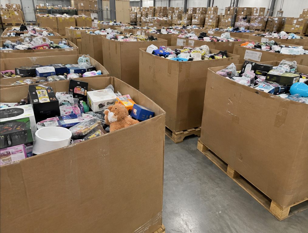 High-piece-count mixed merchandise load